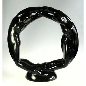 Vintage Haeger Eternity Circle of Love Sculpture
